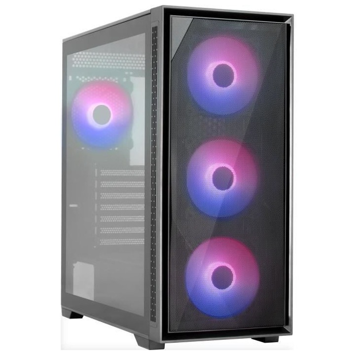 Boîtier PC - AEROCOOL - Geoflow G v2 (Noir) - Moyen tour - Format ATX