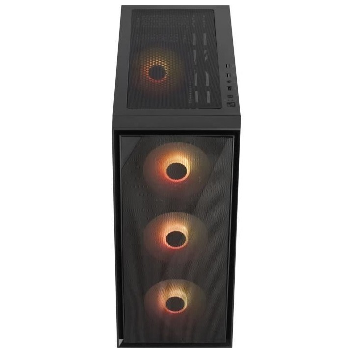 Boîtier PC - AEROCOOL - Geoflow G v2 (Noir) - Moyen tour - Format ATX