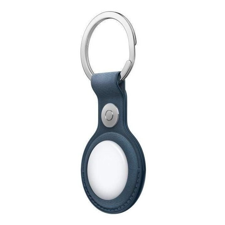 APPLE Porte-clés AirTag FineWoven - Bleu Pacifique