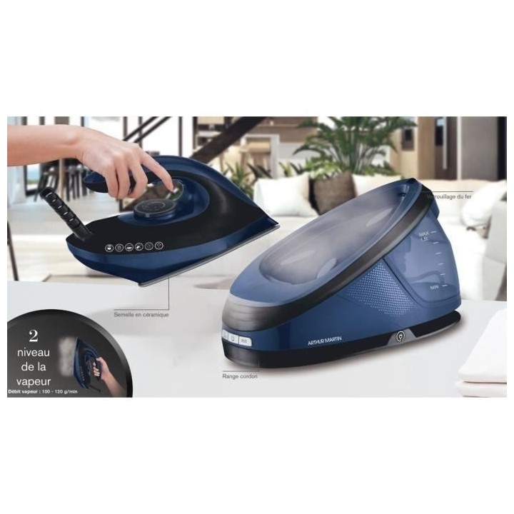 Centrale Vapeur Arthur Martin AMP2200 - 8 bars - 2800W - 120 g/min - G