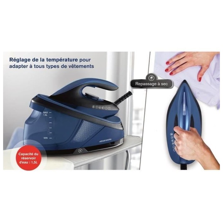 Centrale Vapeur Arthur Martin AMP2200 - 8 bars - 2800W - 120 g/min - G