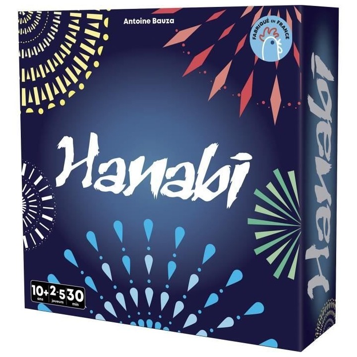 Hanabi - Asmodee - Jeu tactique et de coopération - Des 8 ans