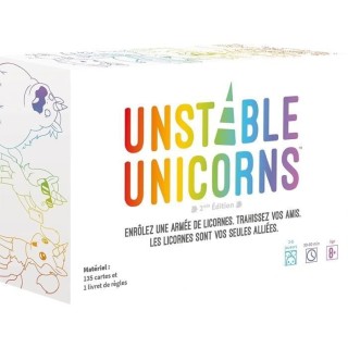 TeeTurtle | Unstable Unicorns | Jeu de société | a partir de 8 ans |