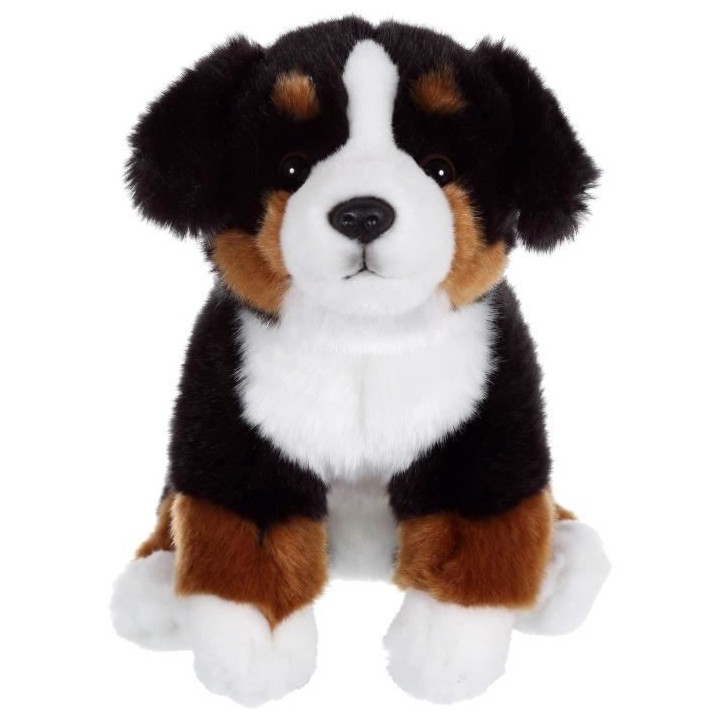 Peluche Chien Bouvier Bernois - GIPSY TOYS - Assis, 25 cm