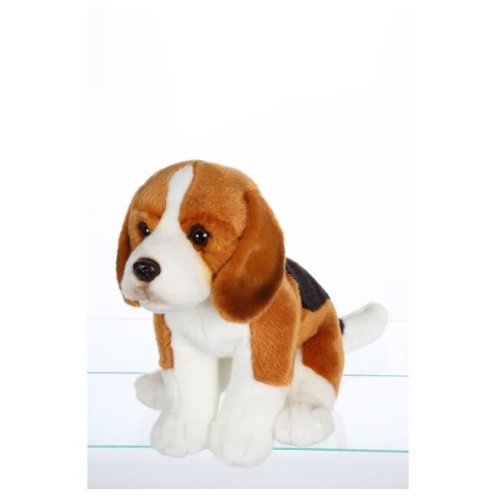 Peluche Chien Beagle - GIPSY TOYS - Assis, 25 cm
