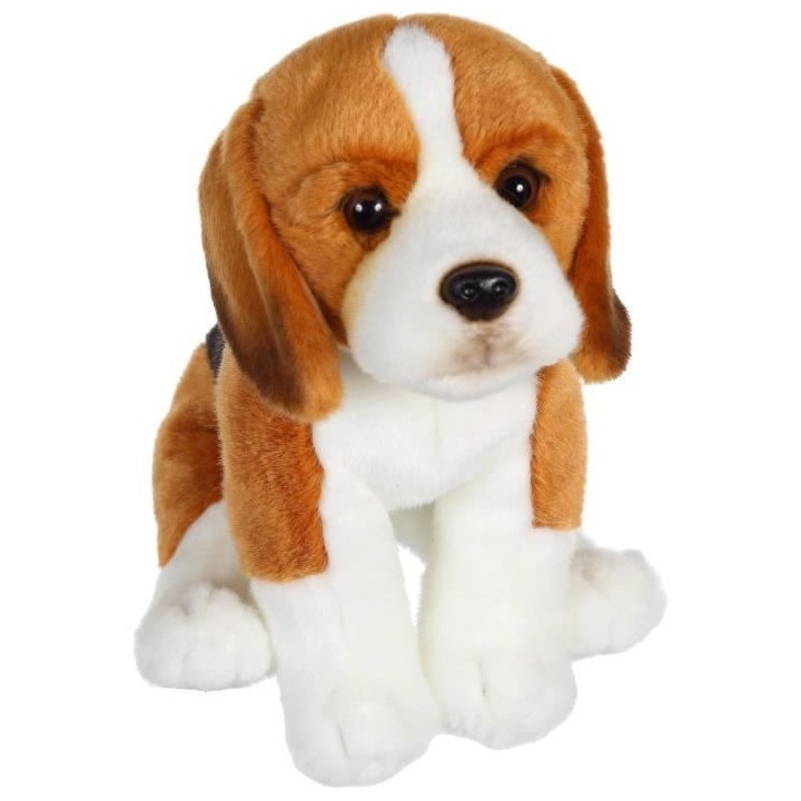 Peluche Chien Beagle - GIPSY TOYS - Assis, 25 cm