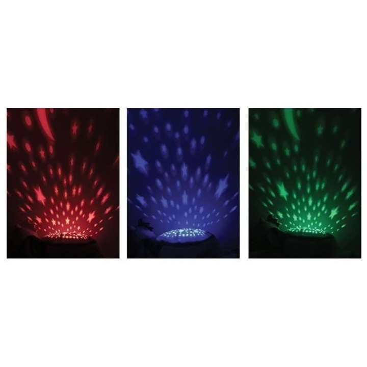 Peluche veilleuse et musicale - JEMINI - LEON LE DRAGON - Bleu - Mixte