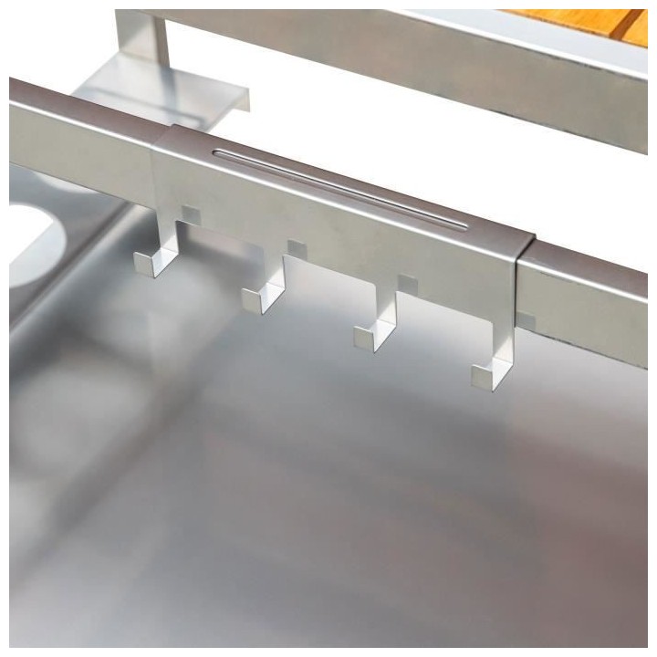 Desserte de jardin GRANDI XL avec plateaux - Roulettes multidirectionn