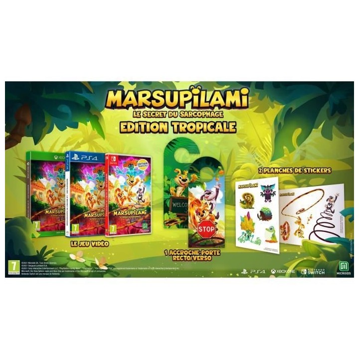 MARSUPILAMI : Le secret du sarcophage - Edition Tropicale Jeu PS4