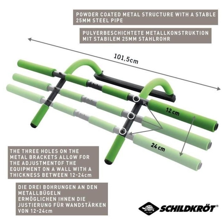 Barre porte de traction -Multifonctionnelle - SCHILDKRÖT