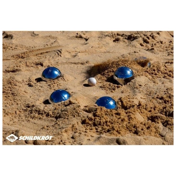 Schildkrot Funsport Set de boules de pétanque Argent et Noir - 400088