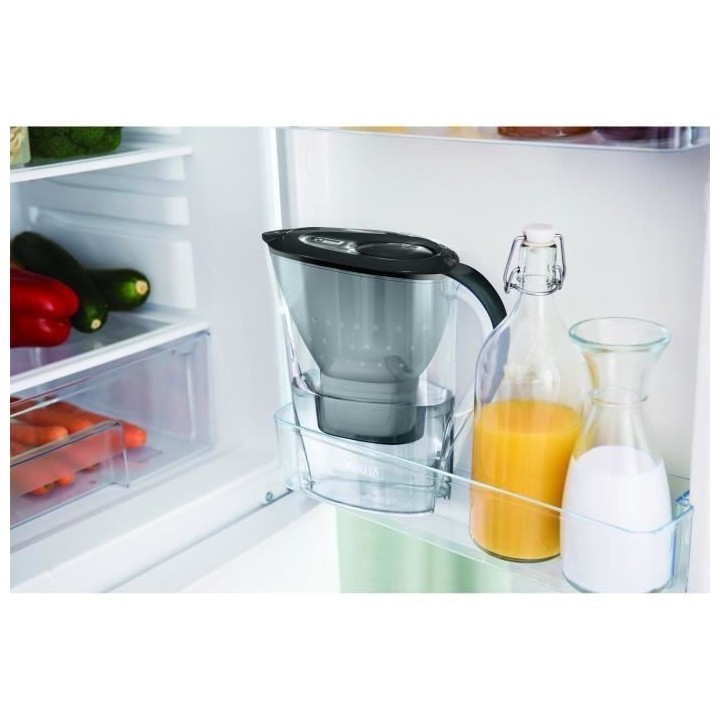Carafe filtrante - BRITA - MARELLA - Graphite - 3 filtres MAXTRA +