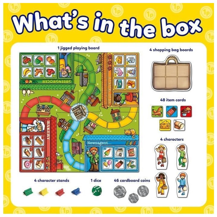 Apprendre a faire ses courses - Jeu de société - ORCHARD