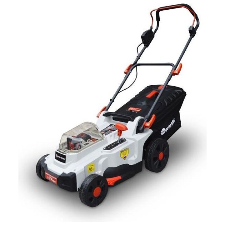 Tondeuse a batterie 37cm 40V - ELEM - TDE40V37-LI2BF - Fonction mulchi