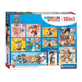 Clementoni - Puzzle 10 en 1 - Pat' Patrouille