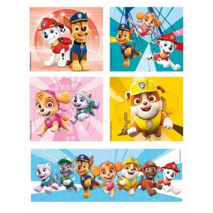 Clementoni - Puzzle 10 en 1 - Pat' Patrouille