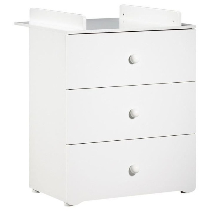 Chambre bébé duo Basic boule: Lit 120x60, commode a langer - Babypri