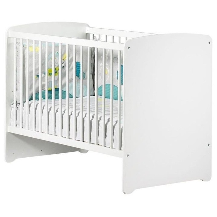 Chambre bébé trio Basic boule: Lit 120x60, commode a langer et armoi