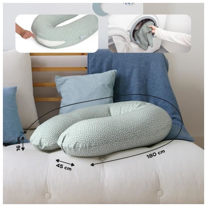 doomoo Coussin de Maternité et Coussin d'Allaitement Buddy, Ultra Con
