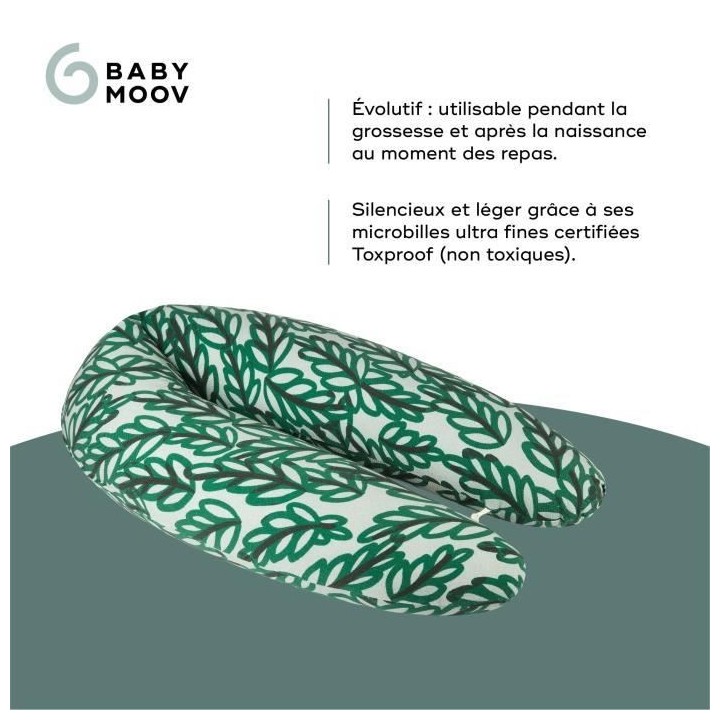 Babymoov B.LOVE Coussin de Maternité & Allaitement avec Remplissage M