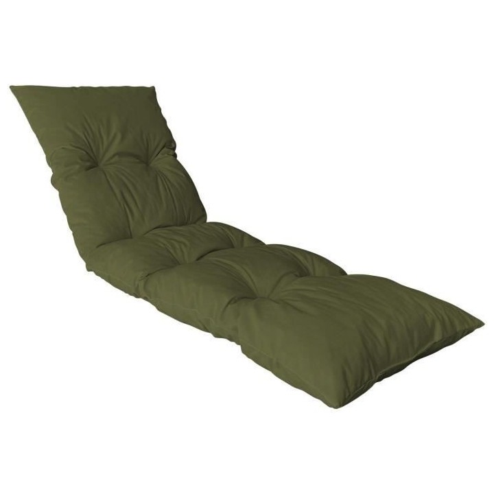 Coussin bain de soleil - JARDIN PRIVE - FLOCONS - Algue