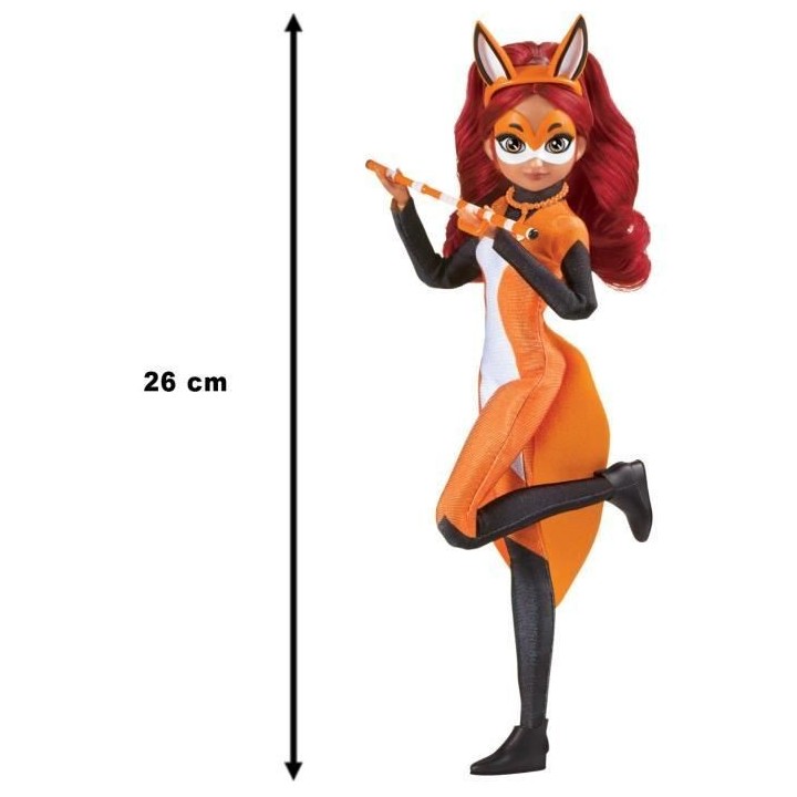 Miraculous Ladybug - Poupée mannequin 26 cm Rena orange - BANDAI