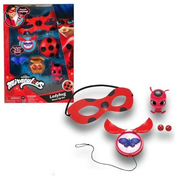 BANDAI Miraculous Ladybug - Set de déguisement transformation Ladybug