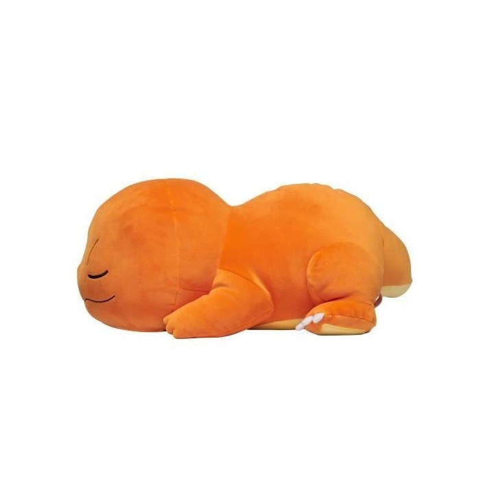 Peluche Salameche Dort 40cm - BANDAI - Pokémon - Doudou ou Oreiller p