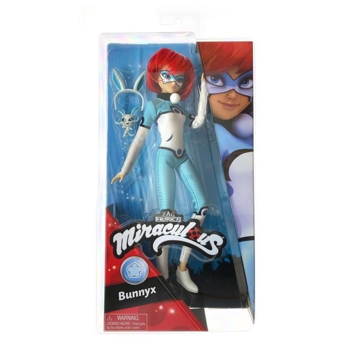 Poupée articulée Bunnyx de Miraculous - BANDAI - 26 cm - Pour enfant