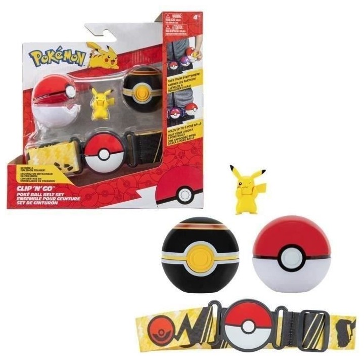 Ceinture Clip 'N' Go - Pikachu - BANDAI - Licence Pokémon