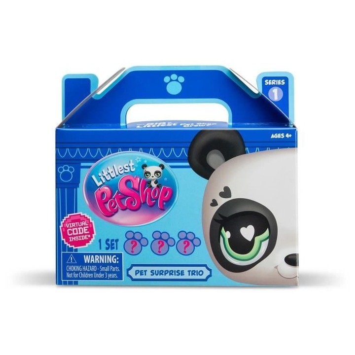 BANDAI - Littlest Pet Shop - 3 Pets surprise - Petits animaux a collec