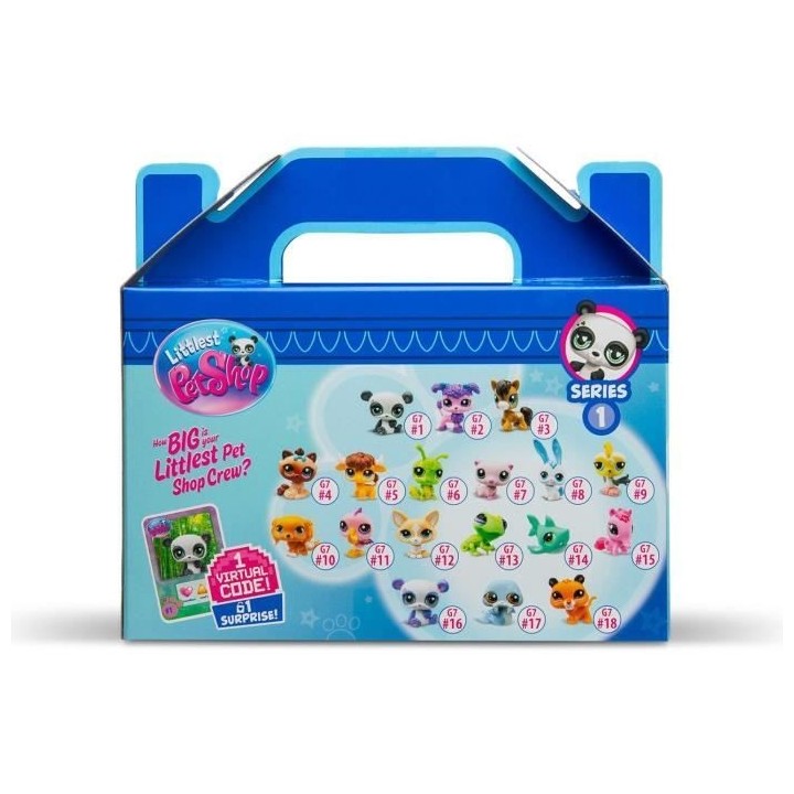 BANDAI - Littlest Pet Shop - 3 Pets surprise - Petits animaux a collec