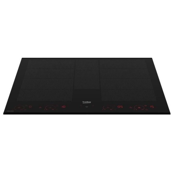 Table de cuisson a induction - BEKO - 8 inducteurs + 1 zone flexible -