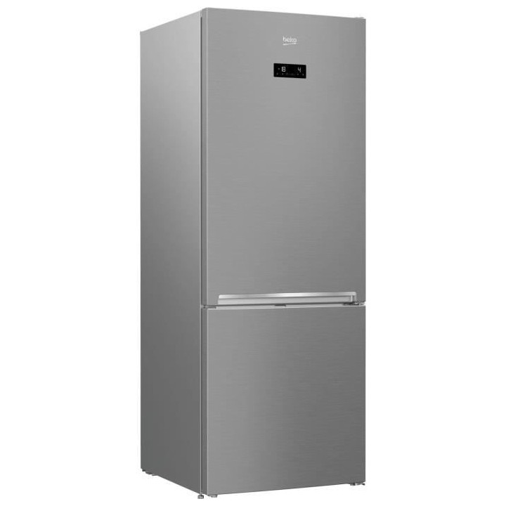Réfrigérateur pose-libre combiné - BEKO - RCNE560E40ZXPN - Classe E
