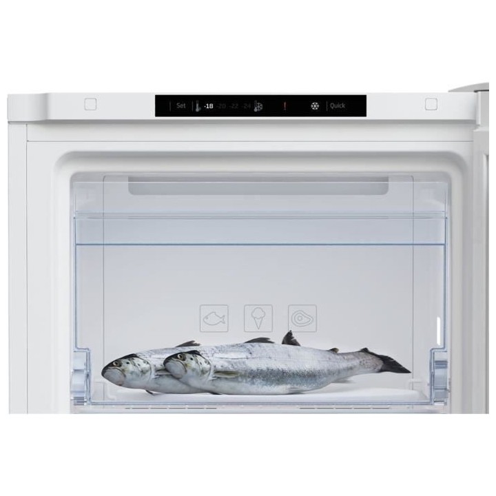 Congélateur armoire - BEKO - RFSM200T40WN - Classe E - 196 L - 145,7