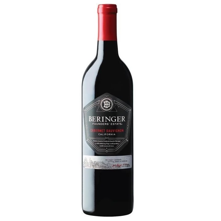 Beringer Founder Estate Cabernet Sauvignon - Vin rouge de Californie