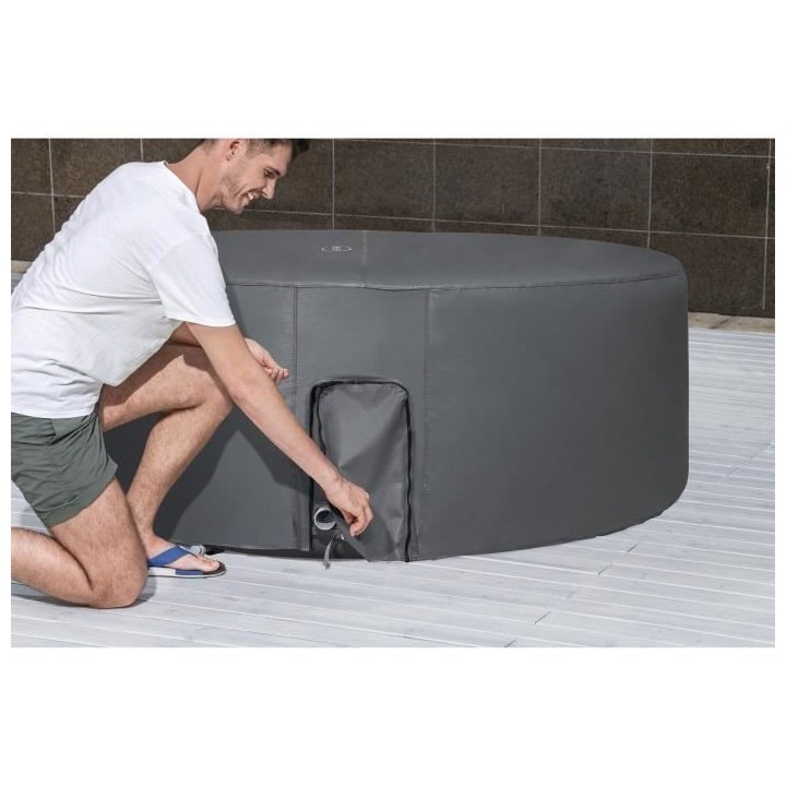 BESTWAY - Couverture thermique EnergySense™ pour spas rond 216 x 80