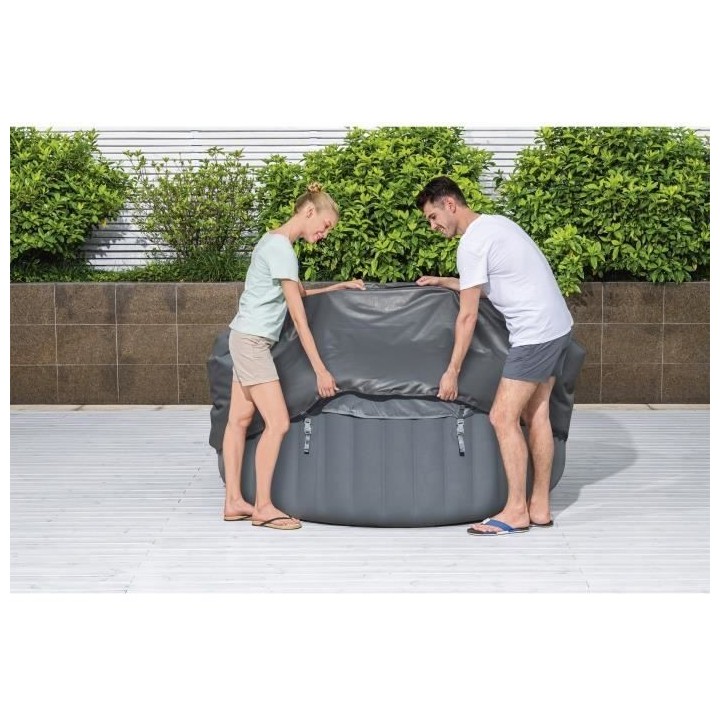 BESTWAY - Couverture thermique EnergySense™ pour spas rond 216 x 80
