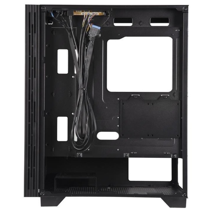 Boîtier PC - BITFENIX - Flow (Noir) - Moyen tour - Format ATX - Sans