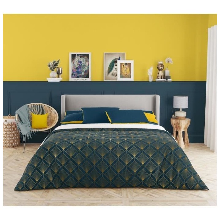 BLANREVE Couette tempérée 300gr/m² - 240x260 cm -100% Polyester - 2