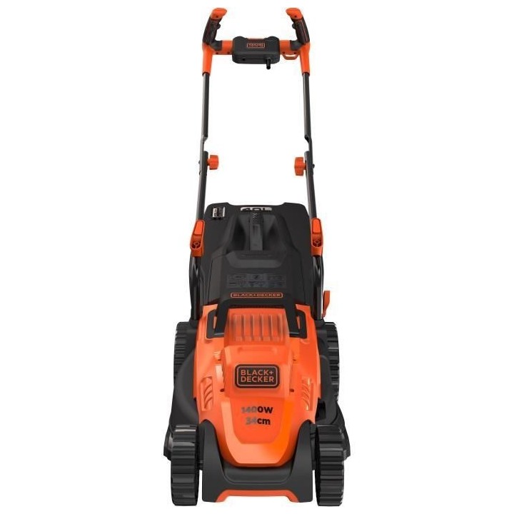 BLACK+DECKER Tondeuse Filaire 1400W Poignée BIKE BEMW461BH-QS 34 cm -