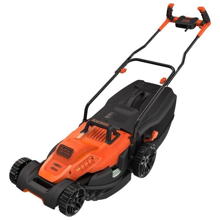 Tondeuse Filaire BLACK+DECKER BEMW471BH-QS 1600W 38 cm - 6 Hauteurs R