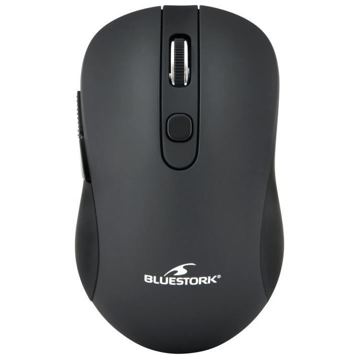 BLUESTORK Gaming Souris Sans fil - 2,4 Ghz - 6 boutons - Noire