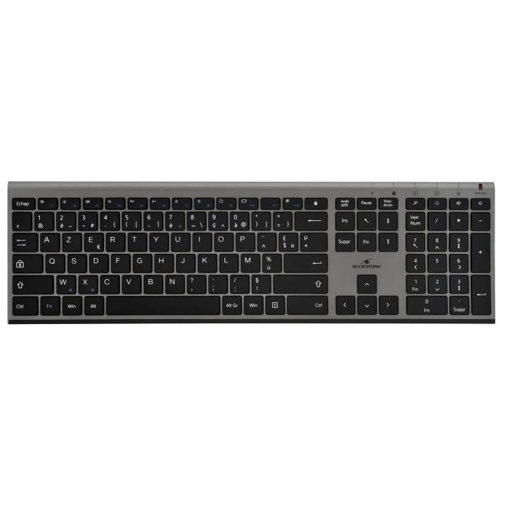 Clavier + souris - BLUESTORK - sans fil - Grapheme - Noir - PACK-WL-PC