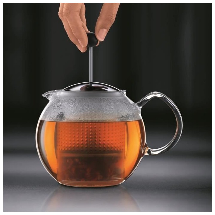 Théiere a piston - BODUM - ASSAM SET - 1.5 l avec filtre plastique +