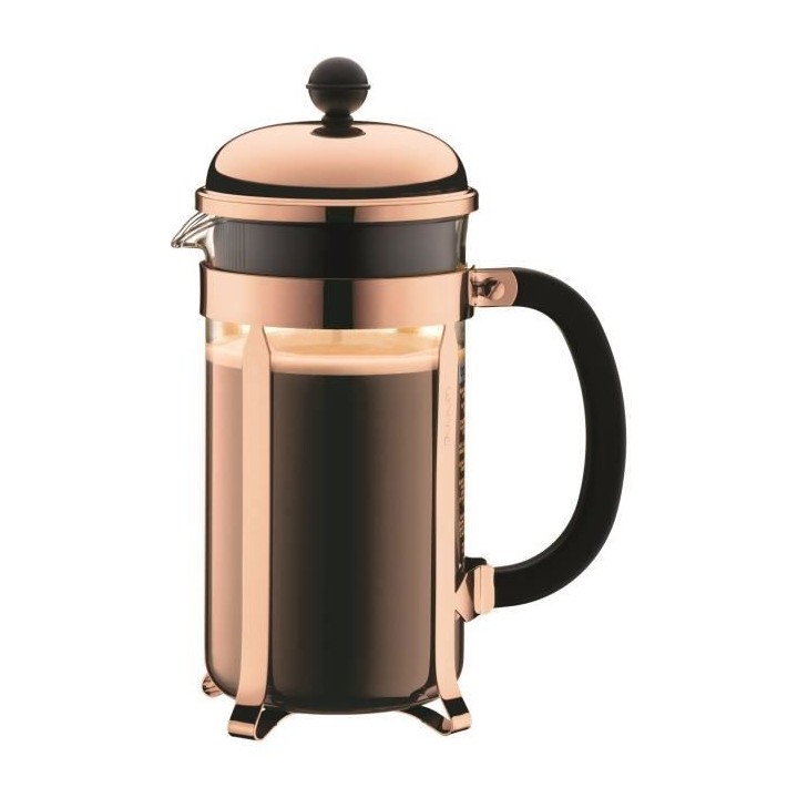 Cafetiere a piston - BODUM - CHAMBORD SET - 8 tasses 1.0 l + 2 verres