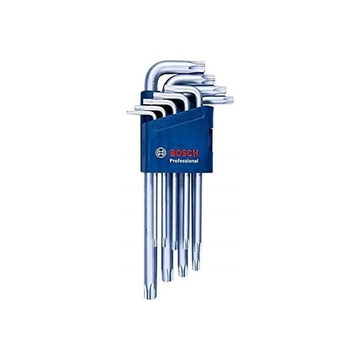 Set de 9 clés mâles pour vis Torx