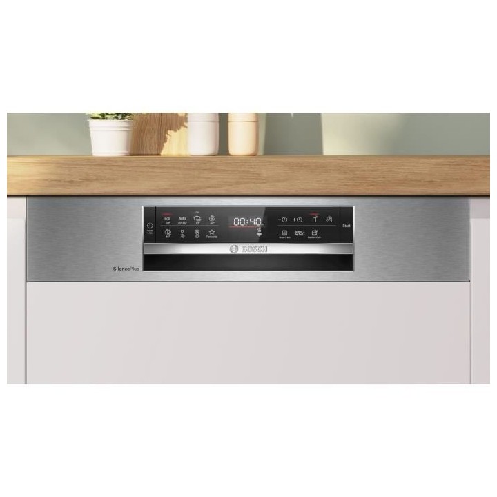 Lave-vaisselle intégrable BOSCH SMI6ECS00E SER6 - 14 couverts - Induc