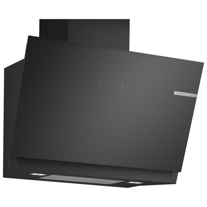 Hotte décor murale - inclinée verre - BOSCH SER6 - DWK81AN60 Noir -