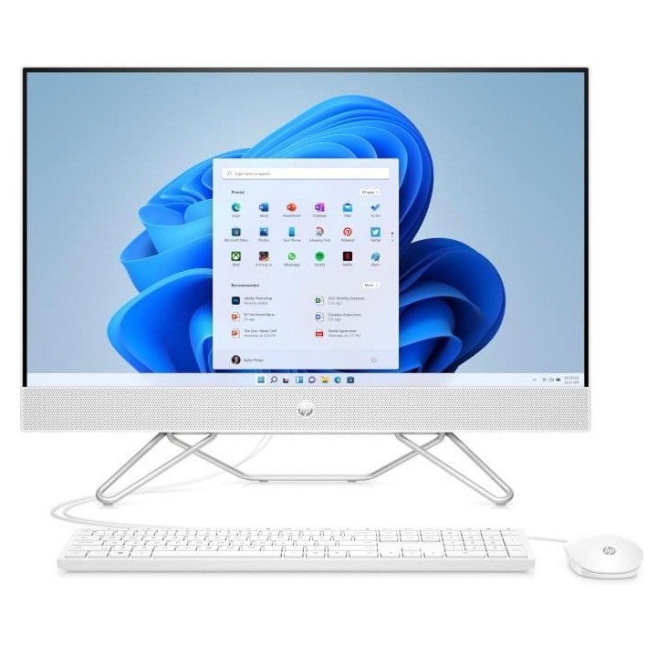 PC All-in-One HP 27-cb0184nf - AMD Athlon Silver 3050U - 8 GB RAM - St
